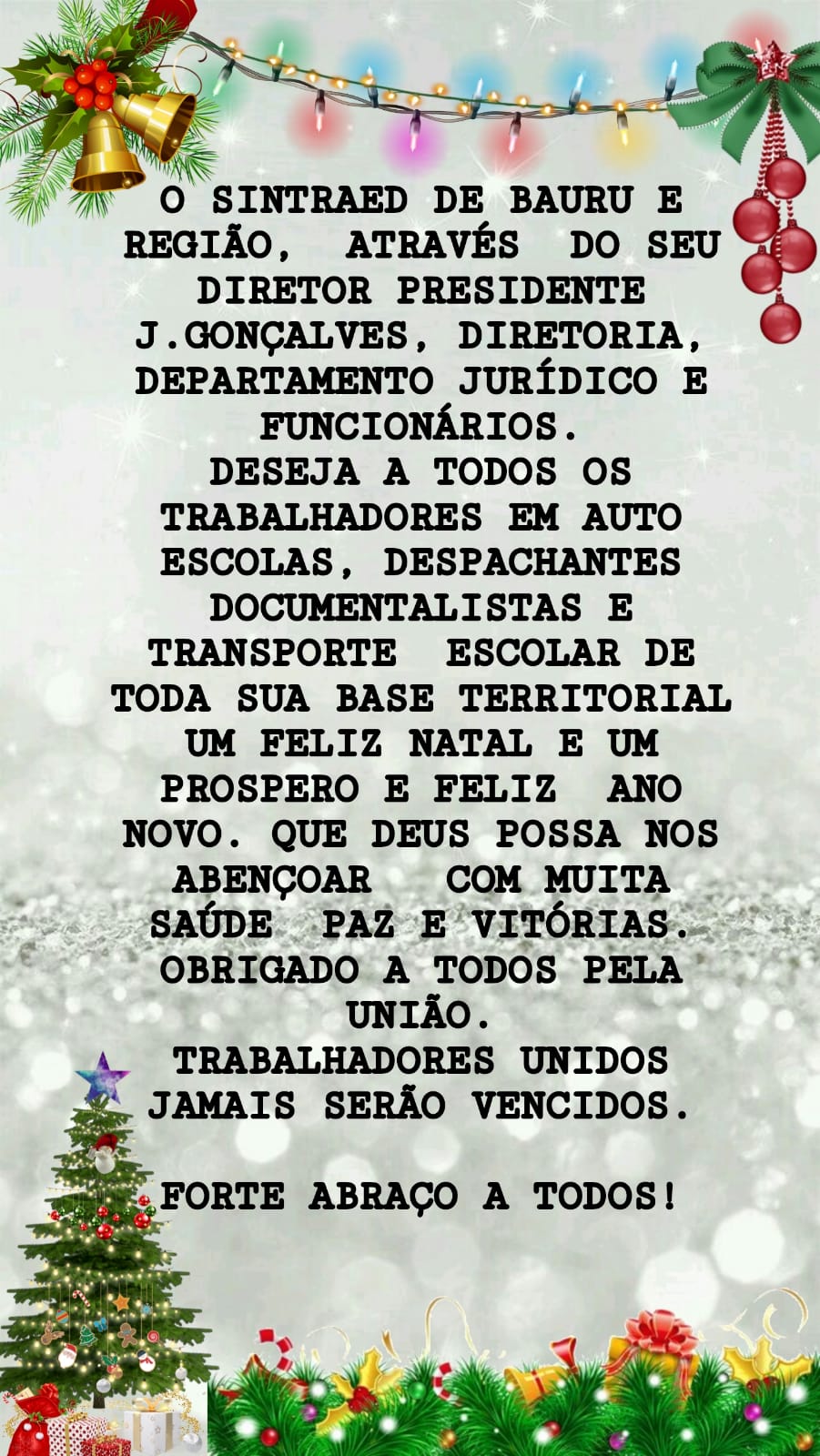 BOAS FESTAS!